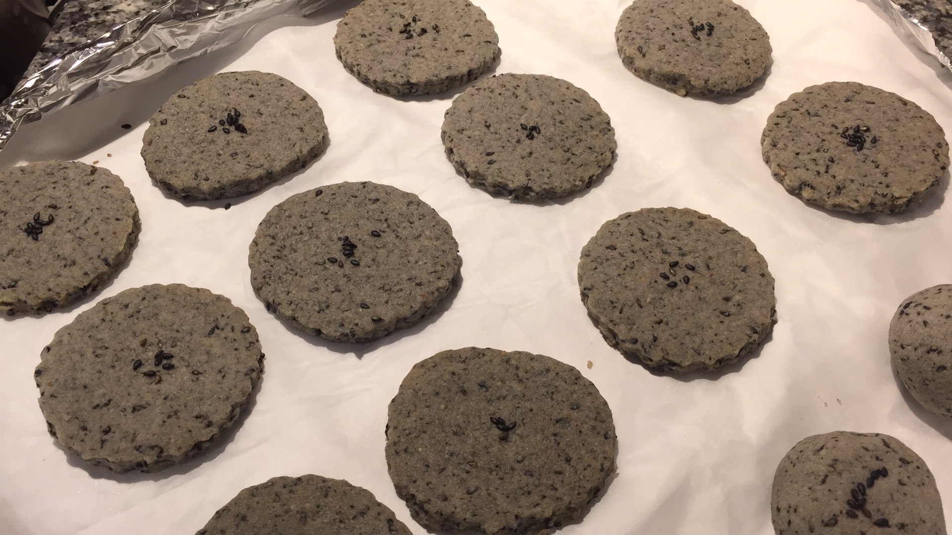 Image of Black Sesame Cookie