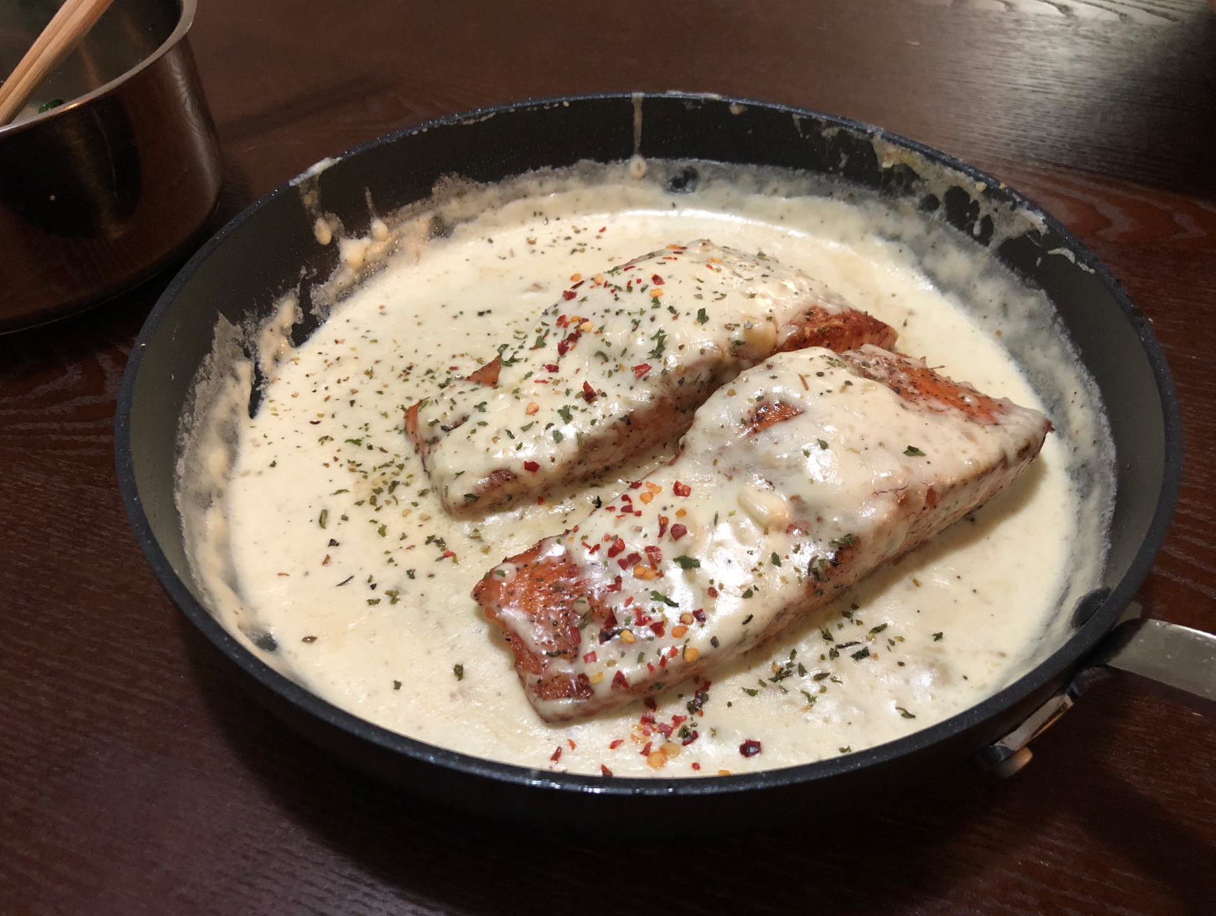 Image of Creamy Lemon Garlic Salmon