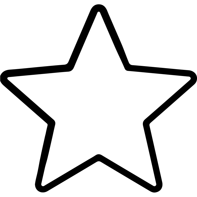 navigation icon of a star for favorites