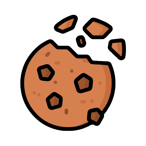 navigation icon of a cookie for desserts