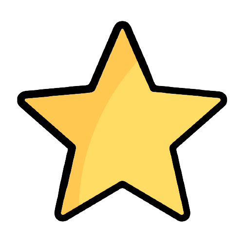 navigation icon of a star for favorites